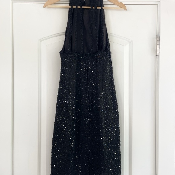 Gorgeous Vintage Stenay Beaded Silk Halter Dress - 6 - Picture 4 of 9